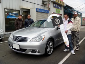 日産 フーガ 350GTタイプPのご納車おめでとうございます。