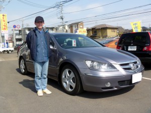 ホンダ レジェンド レザーインテリアのご納車おめでとうございます。